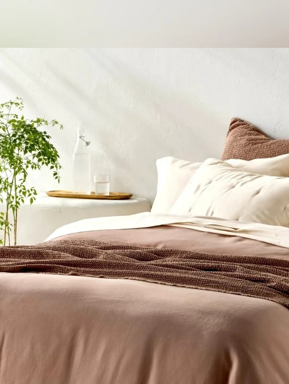 King Rayon from Bamboo Quilt Pillow (2) Sham Ivory - Casaluna™